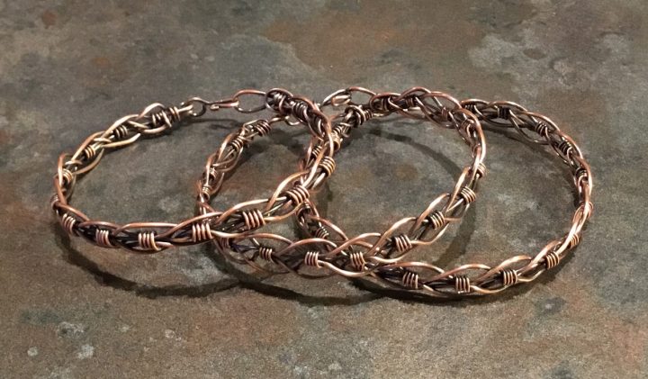 Custom Twisted Copper Bracelets