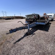1983 Rock Flat Bed Bumper Pull Trailer - Image 2